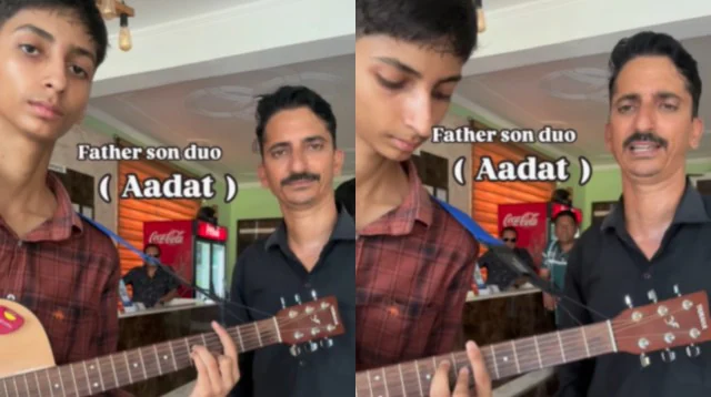 Father-Son Duo’s Emotional Cover of Atif Aslam’s ‘Aadat’ Steals Hearts ...