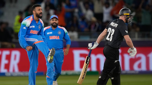 India beats New Zealand in Champions Trophy 2025