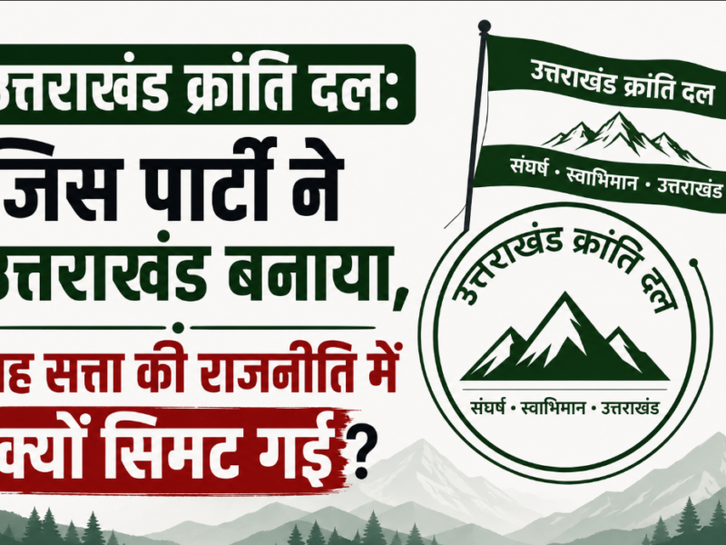 उत्तराखंड क्रांति दल: जिस पार्टी ने राज्य बनाया, वह देवभूमि की सियासत के हाशिए पर क्यों चली गई?