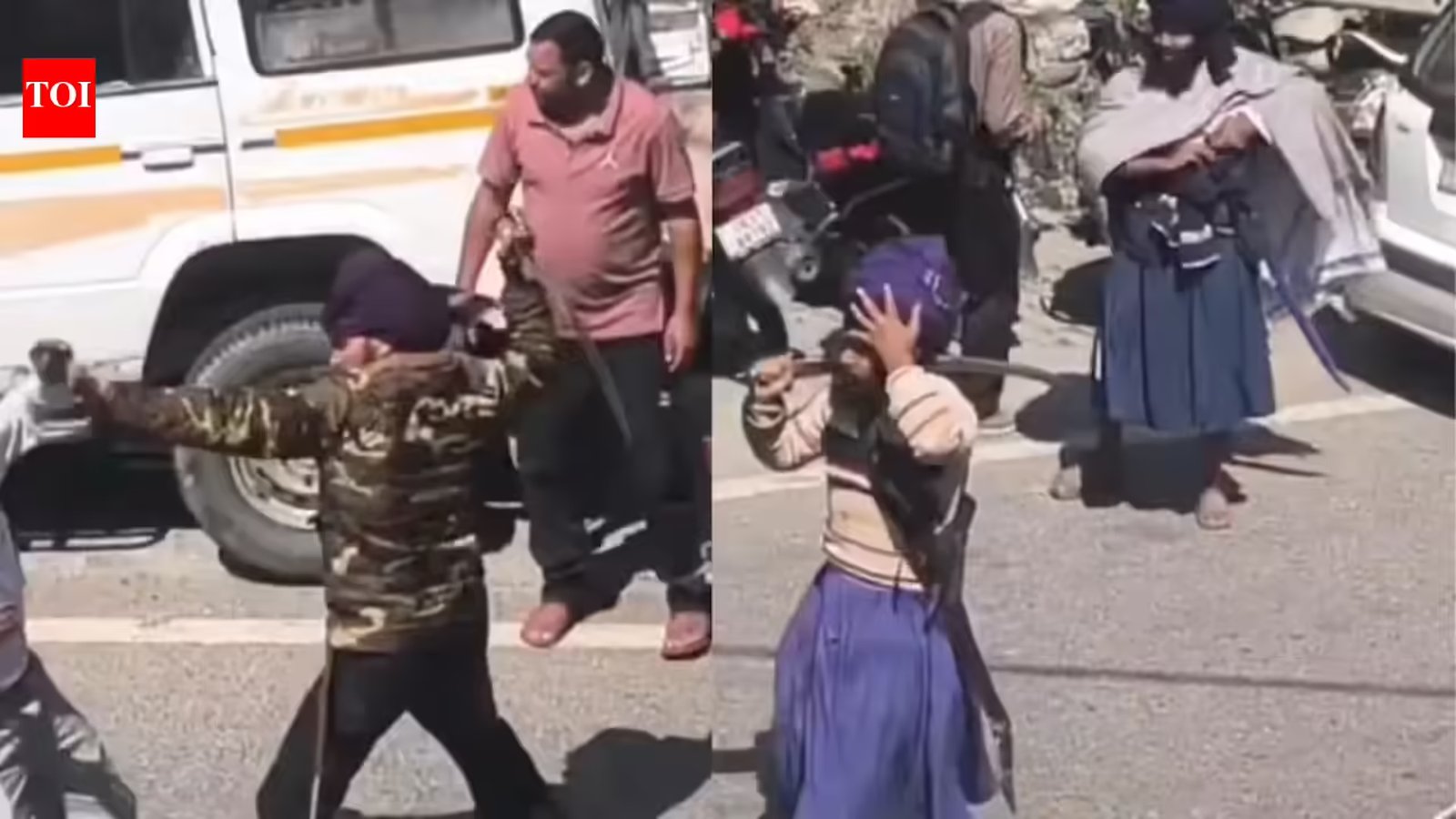 कर्णप्रयाग में नीहंग तीर्थयात्रियों और स्थानीय लोगों में तलवारबाजी, 5 घायल