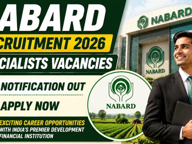 23 जुलाई आख़िरी तारीख: NABARD में 6 स्पेशलिस्ट पद, ₹24–45 लाख पैकेज—देरी से पहले अप्लाई करें