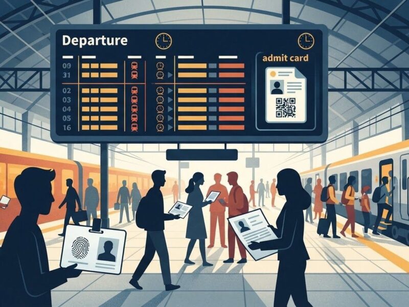14–15 जुलाई CBT तय: RRB Ministerial/Isolated में सिटी इंटिमेशन लाइव, ई‑कॉल लेटर डाउनलोड करें