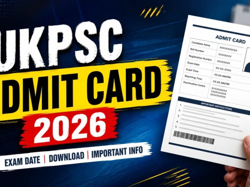 24 पद, 19 जुलाई परीक्षा: UKPSC हाई कोर्ट ARO/लाइब्रेरियन एडमिट कार्ड 19 जुलाई तक डाउनलोड करें