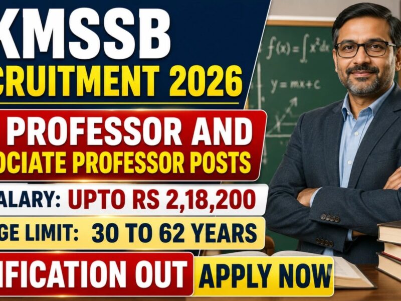54 पद: UKMSSB प्रोफेसर/एसोसिएट — 31 जुलाई से सुधार विंडो, 03 अगस्त तक सुधार करें