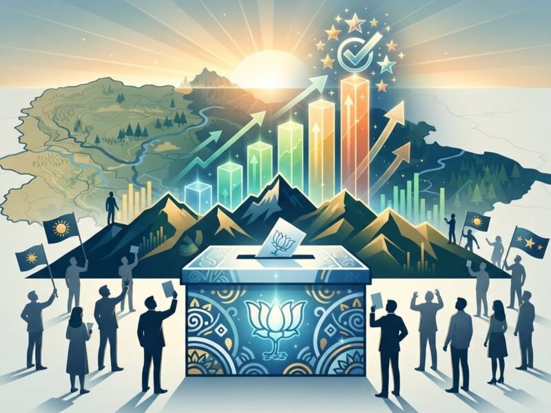 उत्तराखंड चुनाव 2027: ताजा सर्वे में भाजपा को 54 सीटों का अनुमान, सीएम धामी को मिला समर्थन